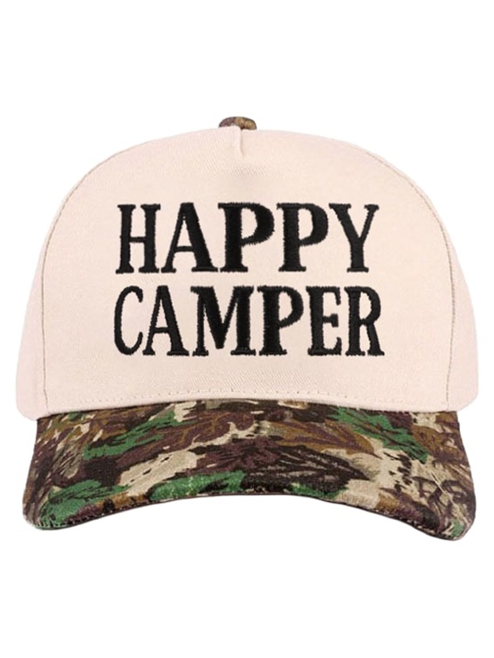 Happy Camper Hat in Camo
